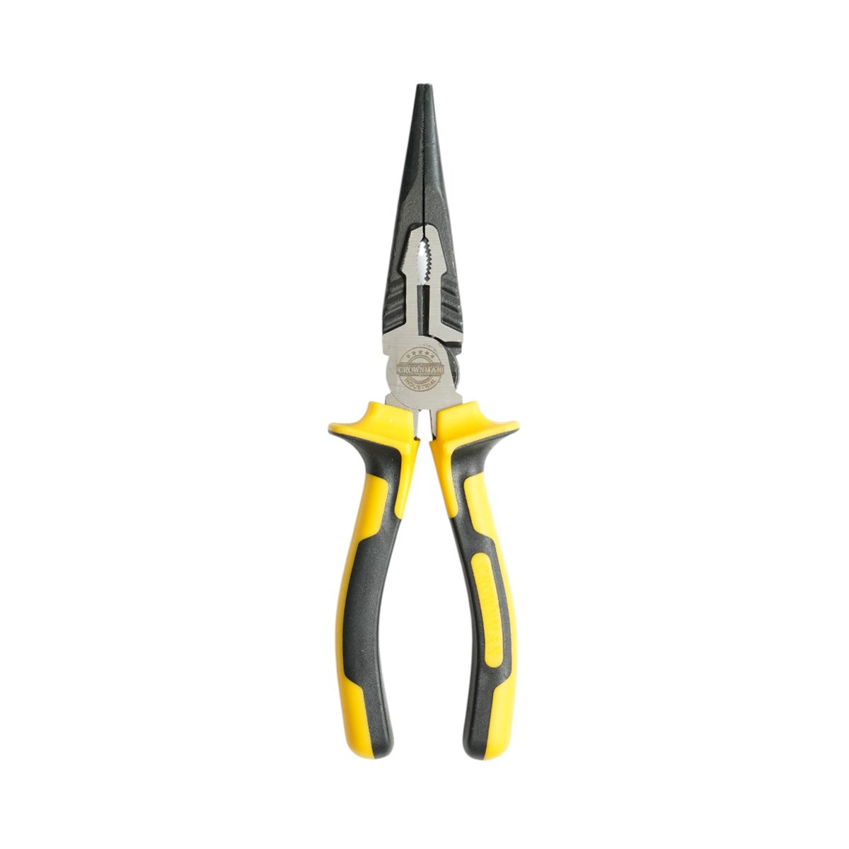 Cleste patent cu varf lung ascutit 200mm profesional Cr-V Crownman