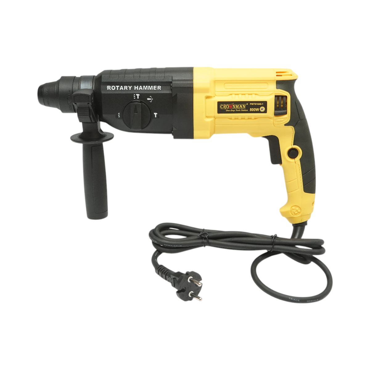 Ciocan rotopercutor 800W, 3 Joule cu mandrina SDS Plus, diametru 26mm, turatie 1120rpm Crownman - imagine 4