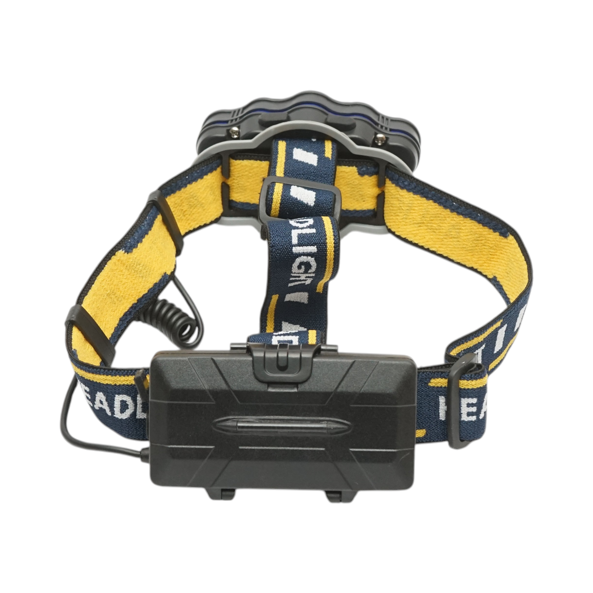 Lanterna frontala de cap cu 8 LED-uri, 3 moduri iluminare, baterie 2200mAh reincarcabila USB Crownman - imagine 3