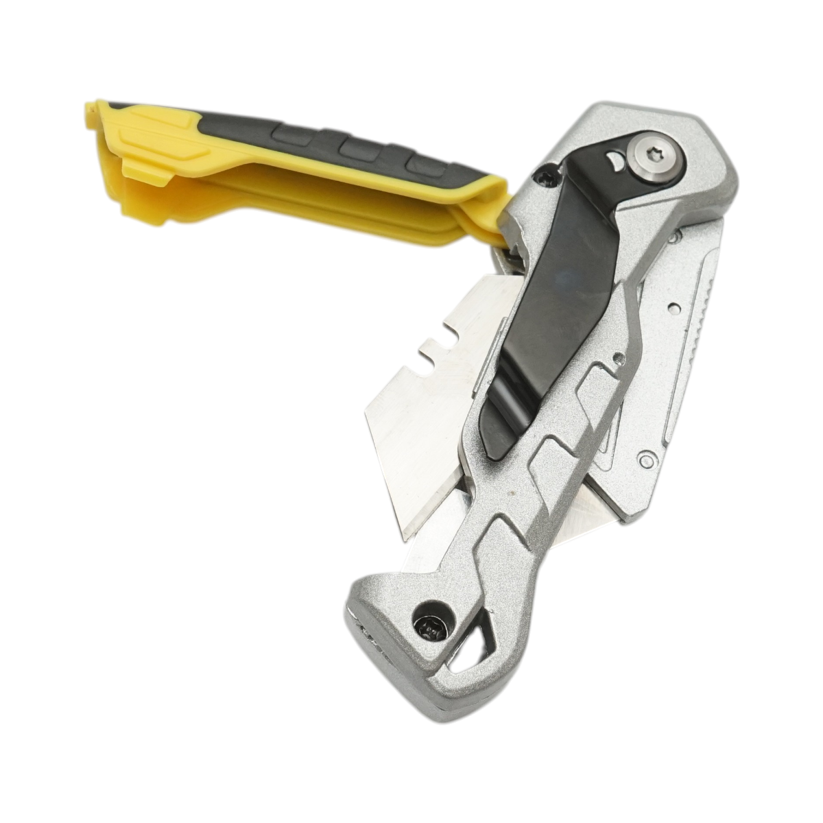 Cutit cutter profesional pliabil cu lama otel 19mm SK5, corp aluminiu Heavy Duty Crownman - imagine 5