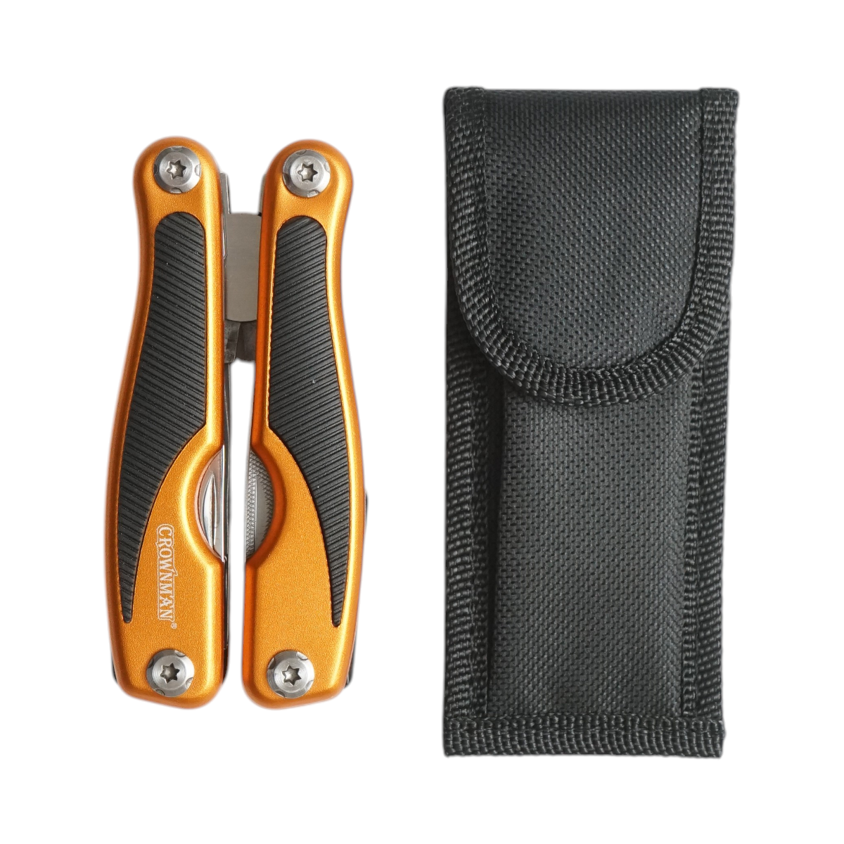 Cleste multifunctional pliabil 9 in 1 din otel inoxidabil 160mm Crownman - imagine 3