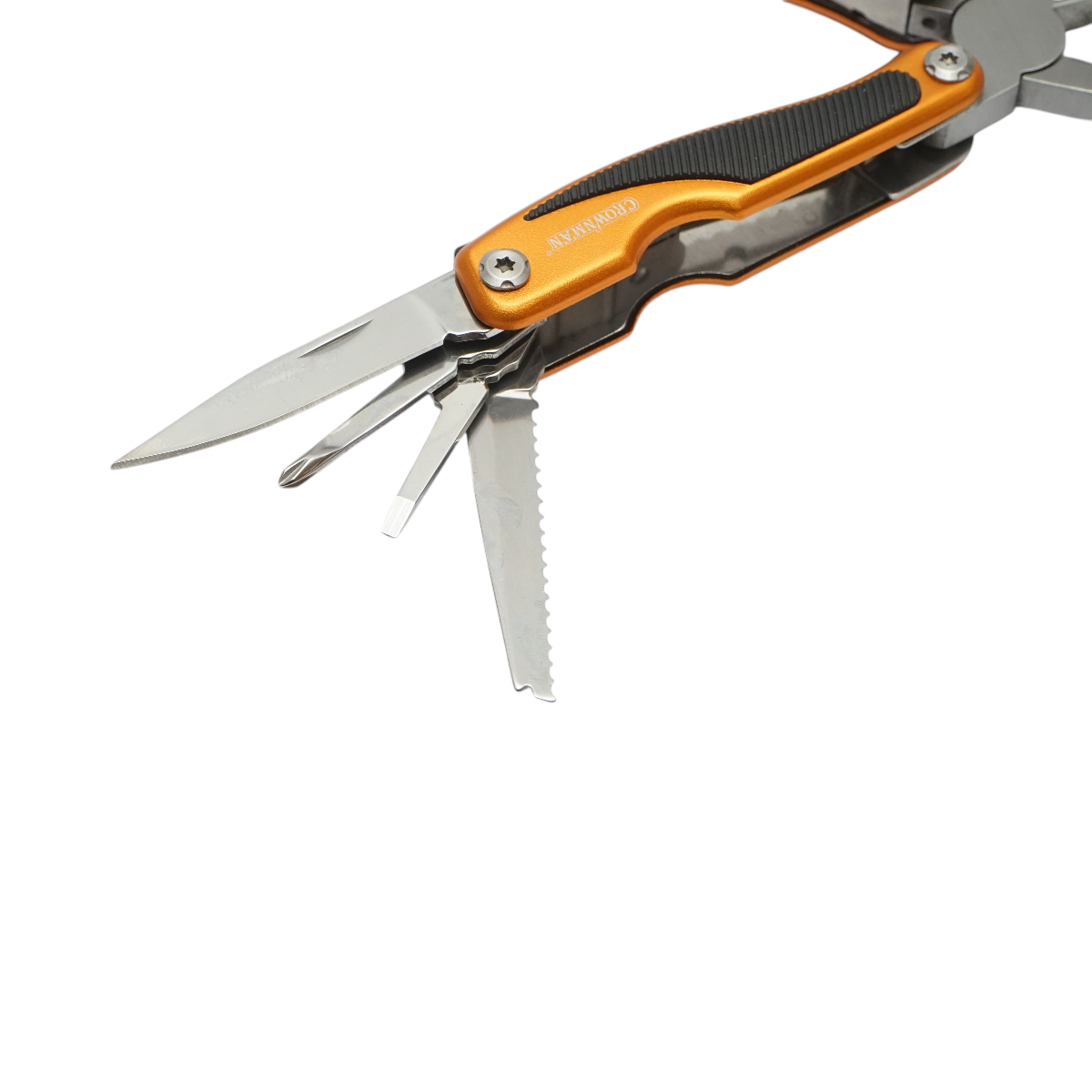 Cleste multifunctional pliabil 9 in 1 din otel inoxidabil 160mm Crownman - imagine 6