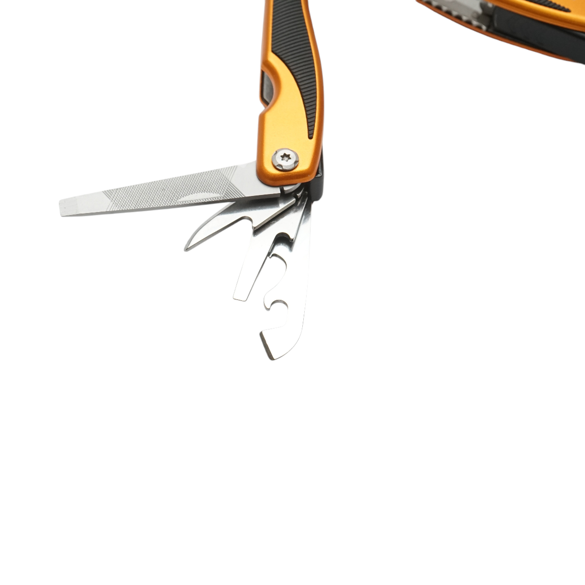 Cleste multifunctional pliabil 9 in 1 din otel inoxidabil 160mm Crownman - imagine 5