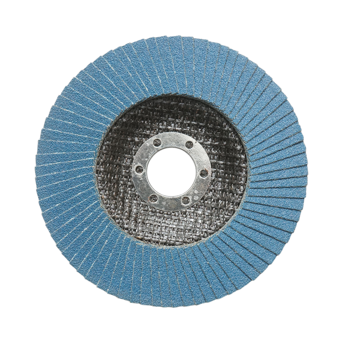Disc lamelar abraziv cu zirconiu 125x22mm T27 ZA120 pentru slefuire, polizare metal si inox Breckner Germany - imagine 2