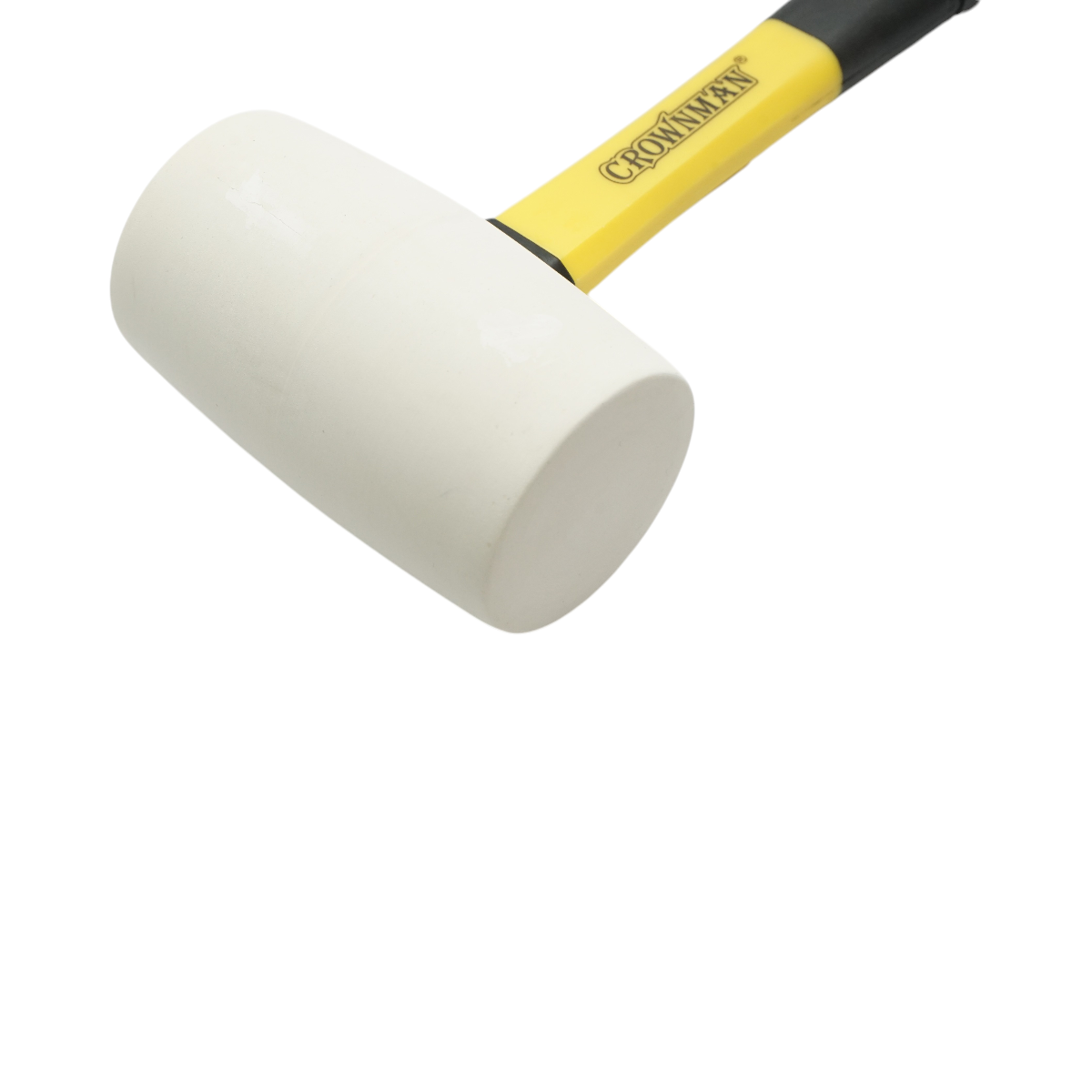 Ciocan de cauciuc 680g cu maner din fibra de sticla Crownman - imagine 3