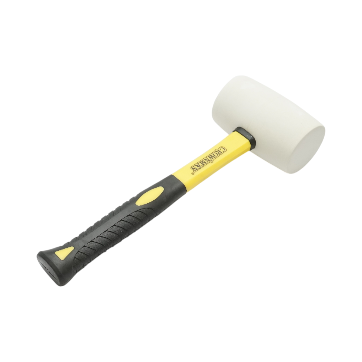 Ciocan de cauciuc 680g cu maner din fibra de sticla Crownman - imagine 4