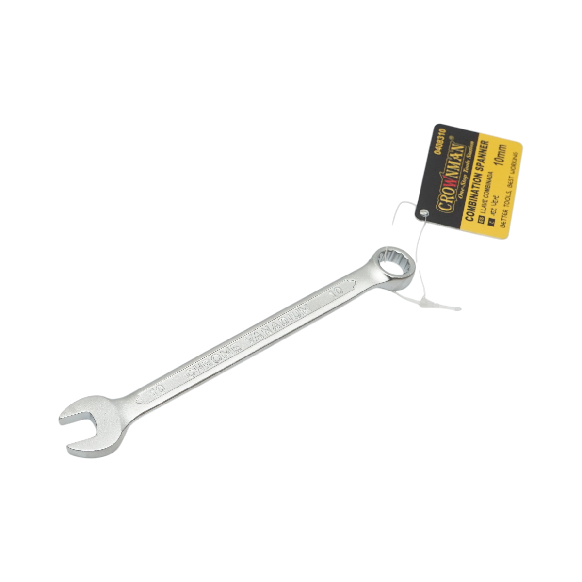 Cheie combinata fixa si inelara 10mm Cr-V Crownman - imagine 2