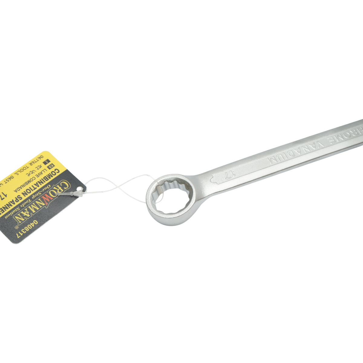 Cheie combinata fixa si inelara 17mm Cr-V Crownman - imagine 5