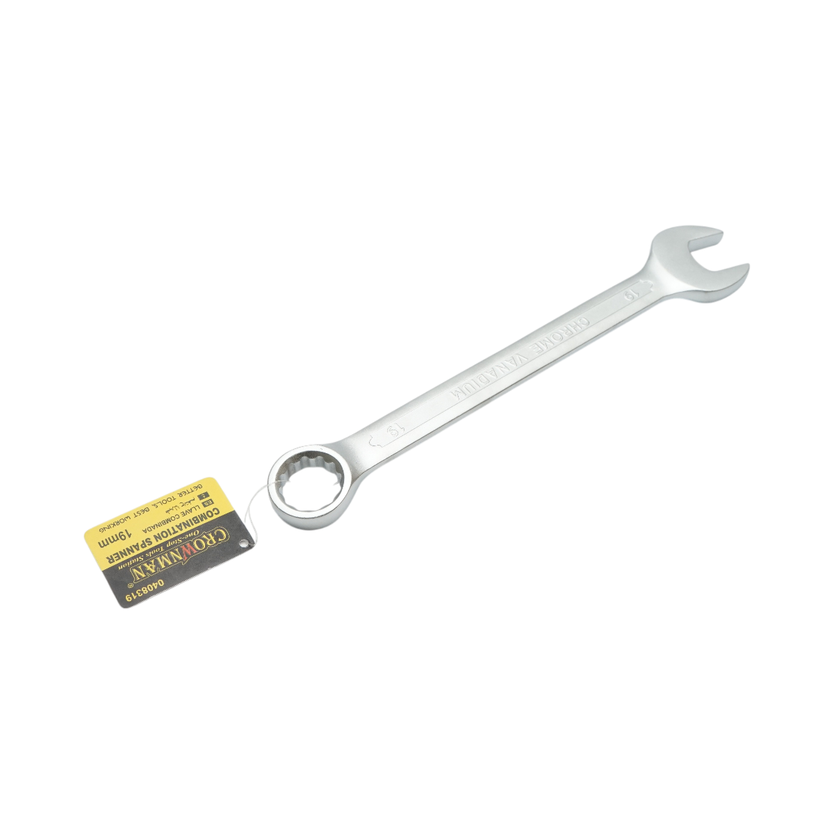 Cheie combinata fixa si inelara 19mm Cr-V Crownman - imagine 3