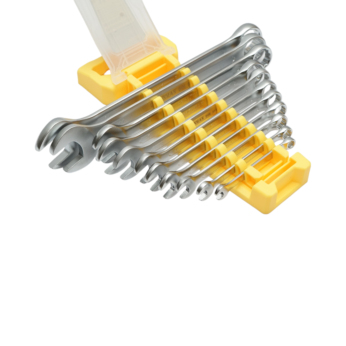 Set chei combinate fixe si inelare 6-24mm otel carbon 11 piese Crownman - imagine 4