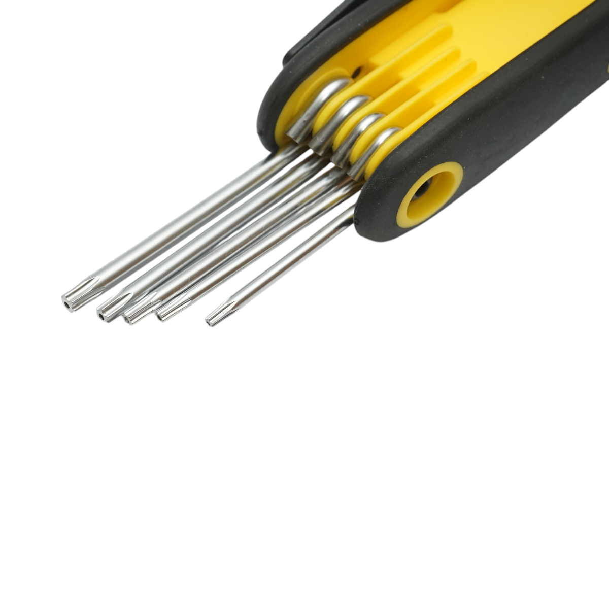 Set 8 chei imbus torx pliabile cu maner tip briceag T9-T40mm Cr-V Crownman - imagine 5