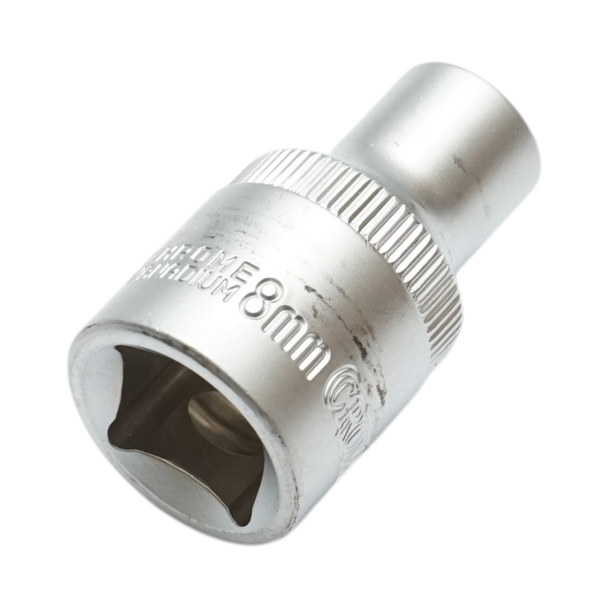 Cheie tubulara 8mm, patrat 1/2 inch Cr-V Crownman - imagine 4