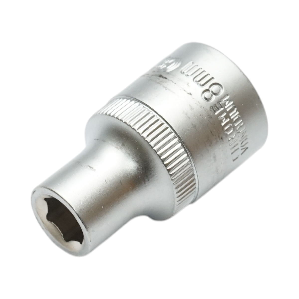 Cheie tubulara 8mm, patrat 1/2 inch Cr-V Crownman - imagine 3
