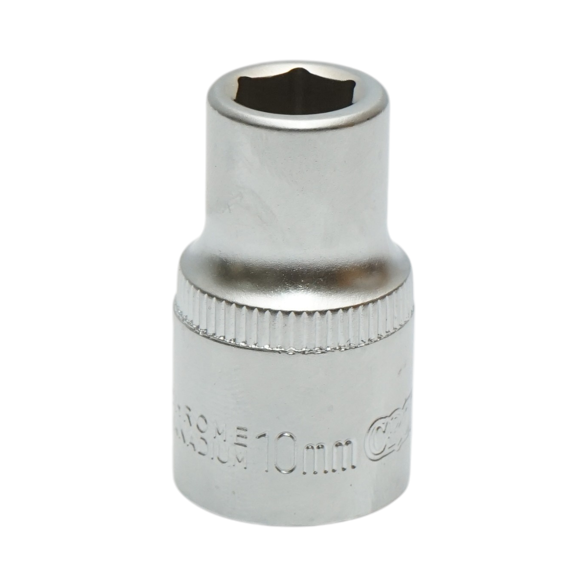 Cheie tubulara 10mm, patrat 1/2 inch Cr-V Crownman - imagine 2