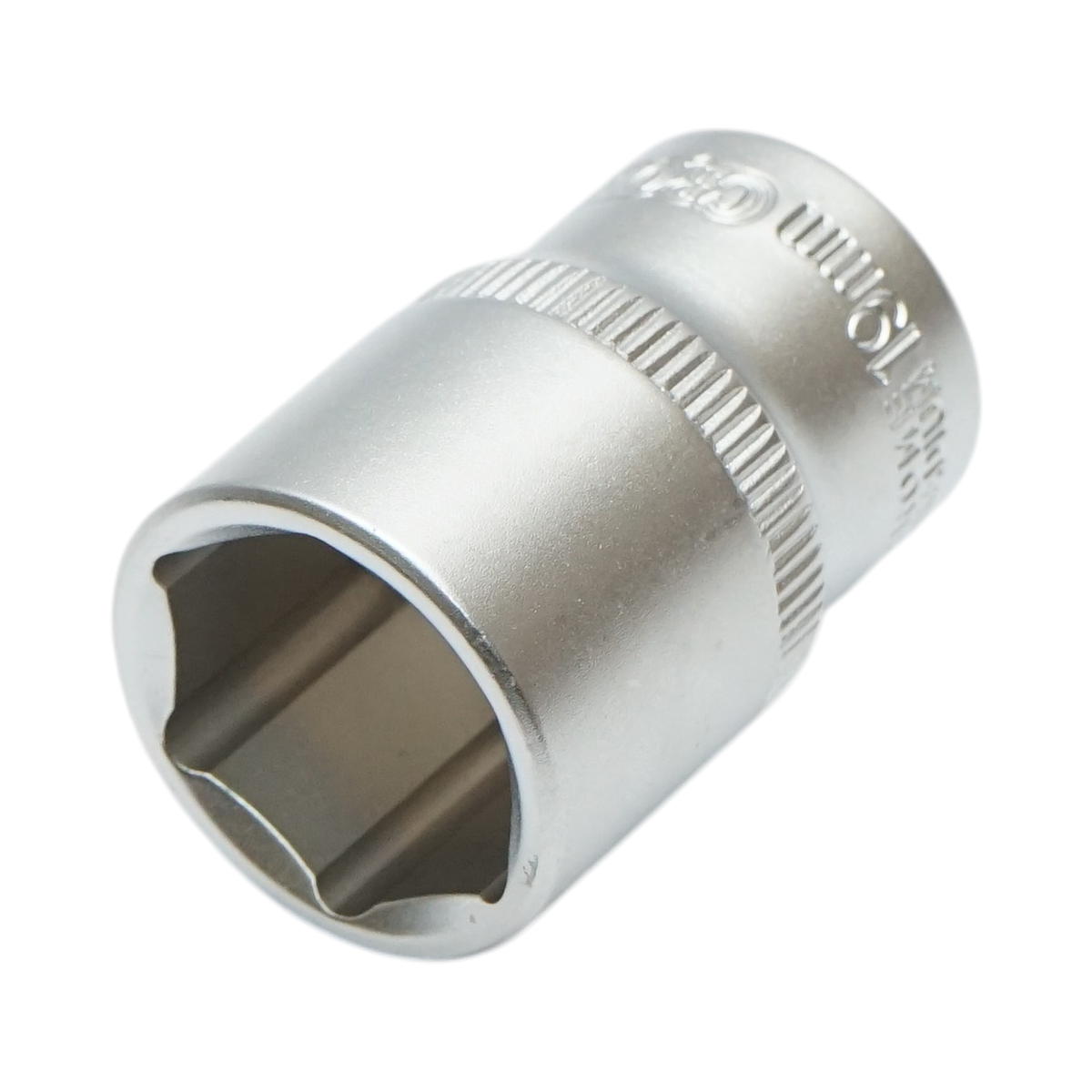Cheie tubulara 19mm, patrat 1/2 inch Cr-V Crownman - imagine 3