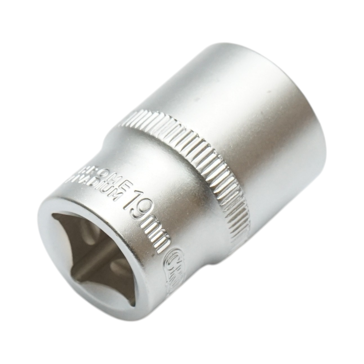 Cheie tubulara 19mm, patrat 1/2 inch Cr-V Crownman - imagine 4