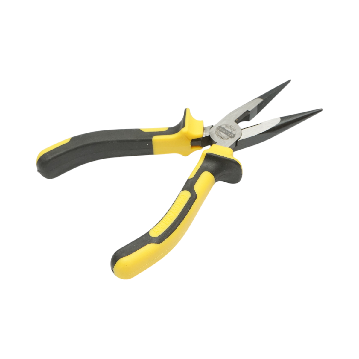 Cleste patent cu varf lung ascutit 165mm profesional Cr-V Crownman - imagine 4