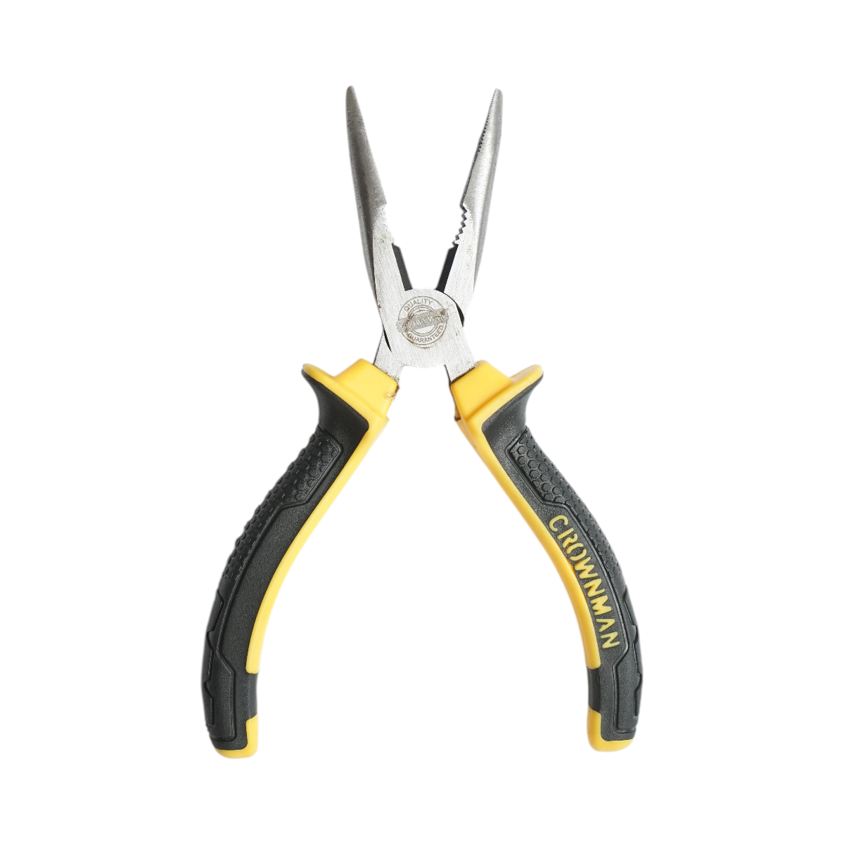 Cleste patent cu varf indoit 165mm profesional Cr-V Crownman - imagine 3