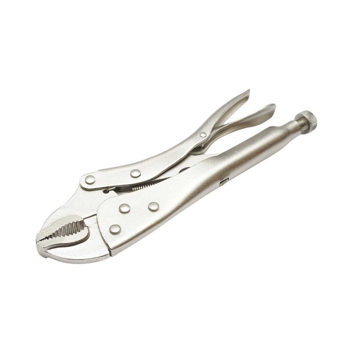 Cleste autoblocant cu falci curbate multifunctional 250mm profesional Crownman - imagine 3
