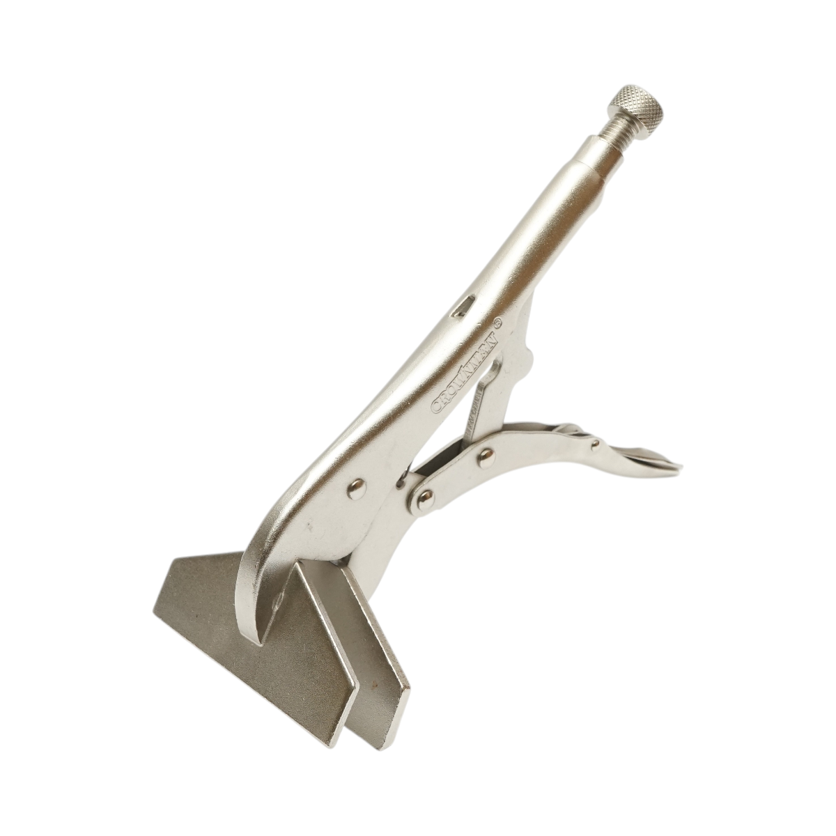 Cleste autoblocant cu falci late 250mm profesional Crownman - imagine 4