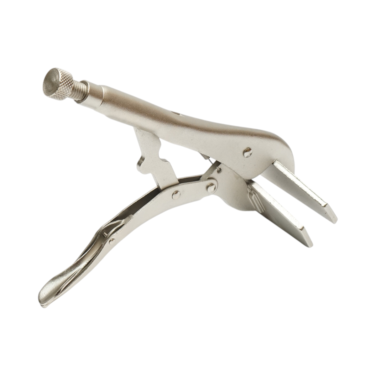 Cleste autoblocant cu falci late 250mm profesional Crownman - imagine 3