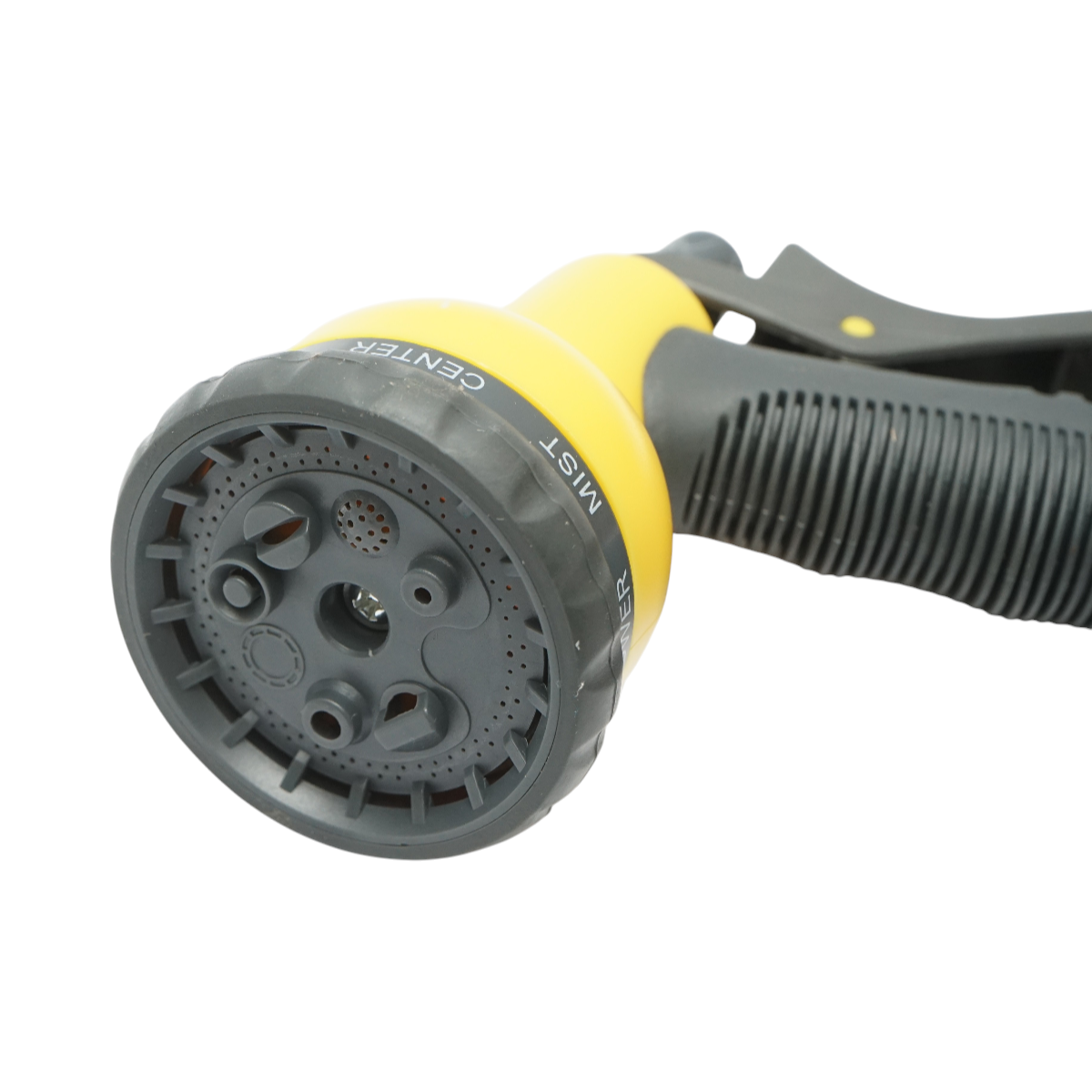 Set pistol de stropit reglabil 8 moduri cu 2 conectori 1/2 si adaptor 1/2-3/4 pentru furtun gradina Crownman - imagine 5