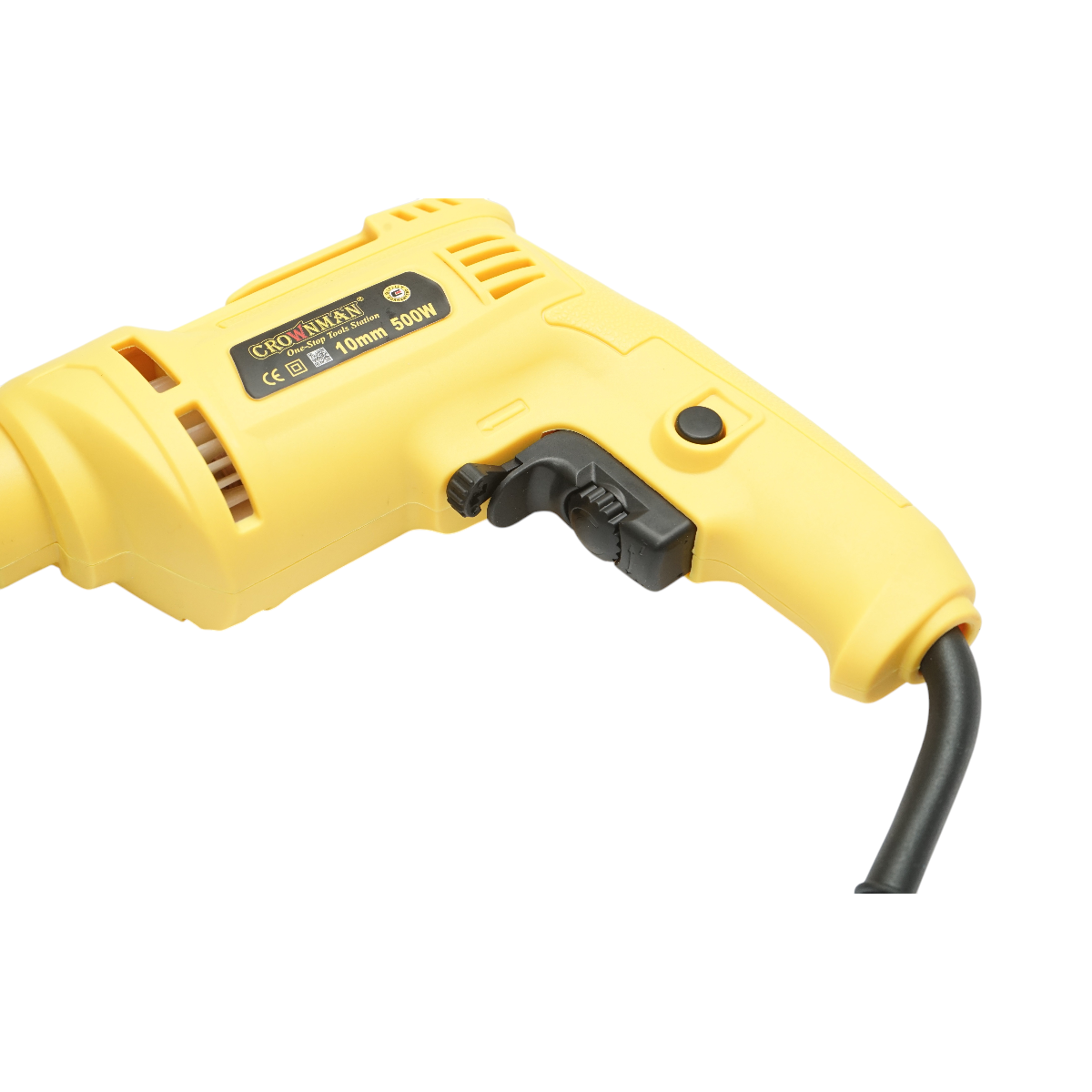 Masina de gaurit si insurubat 500W, mandrina rapida 10mm, turatie 3300rpm Crownman - imagine 6