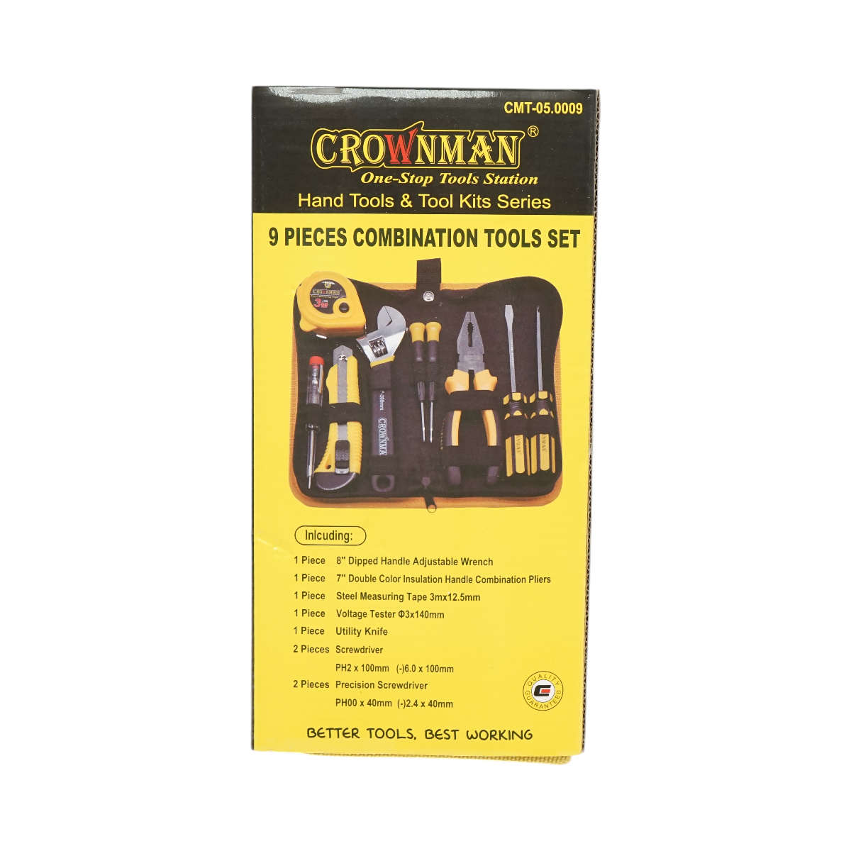 Trusa scule si unelte combinate 9 piese Crownman - imagine 4