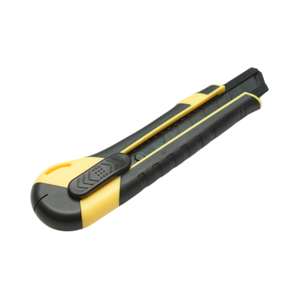 Cutit cutter profesional cu lama otel 18mm SK5, corp ABS cu maner TPR Crownman - imagine 3