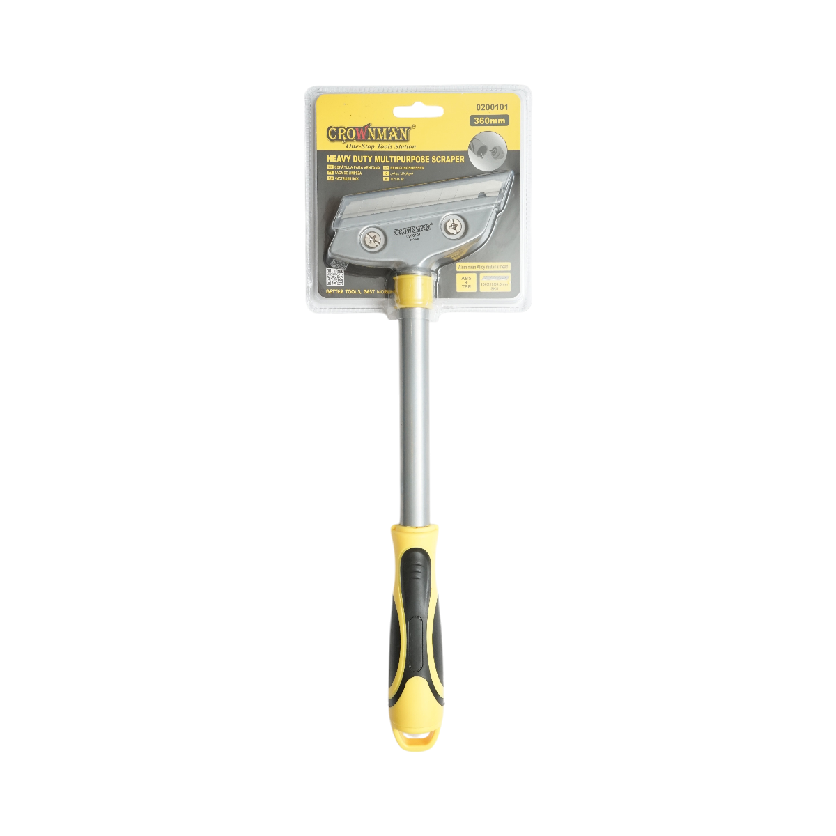 Spaclu razuitor multifunctional 360mm cu lama 18x100mm SK5 Heavy Duty Crownman - imagine 2