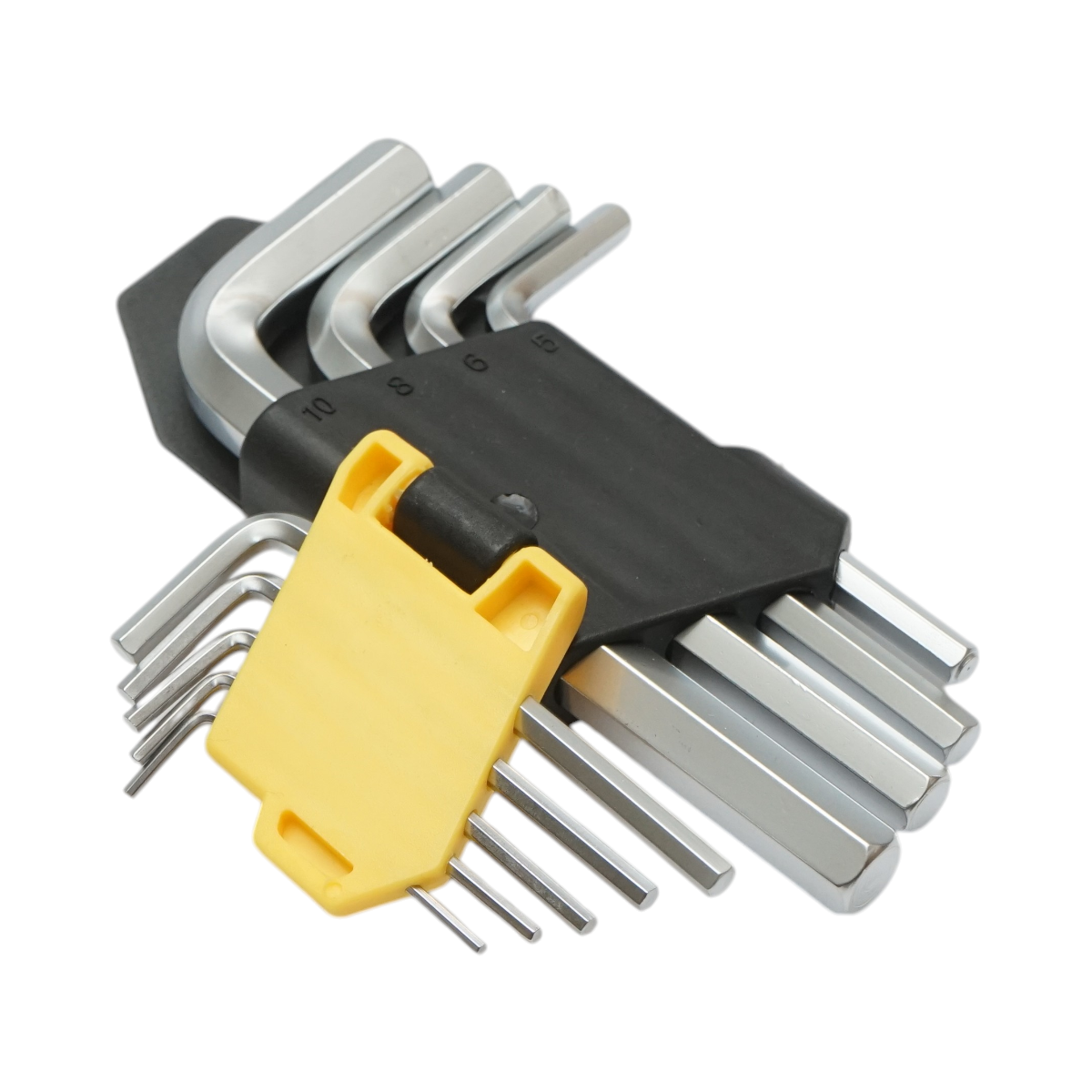 Set 9 chei imbus hexagonale 1.5-10mm Cr-V Crownman - imagine 3