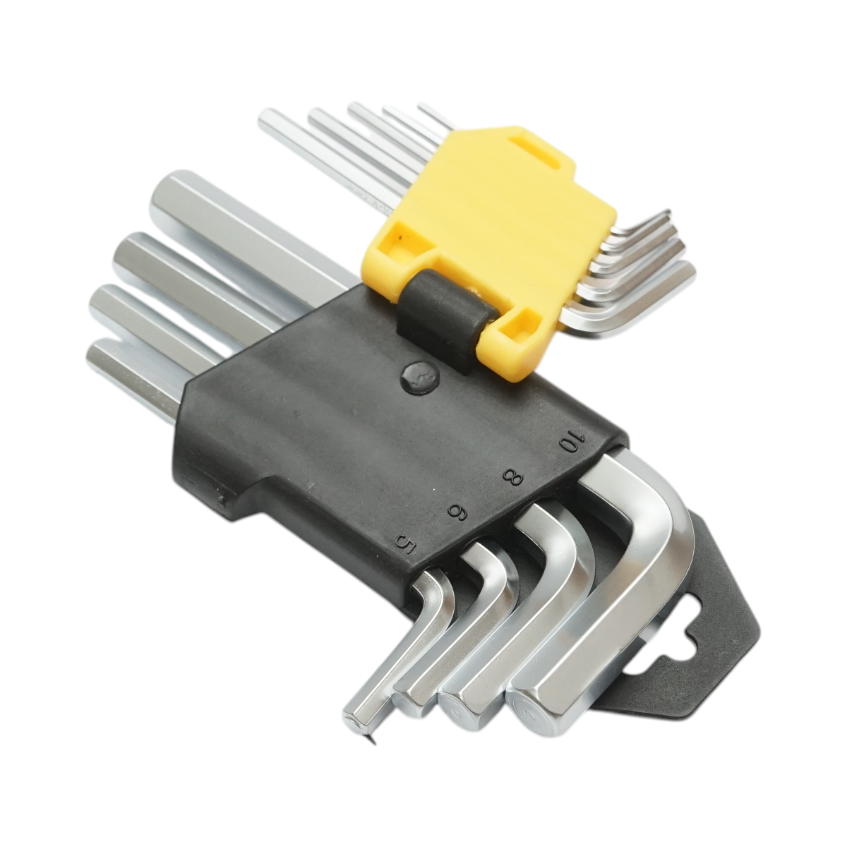 Set 9 chei imbus hexagonale 1.5-10mm Cr-V Crownman - imagine 4