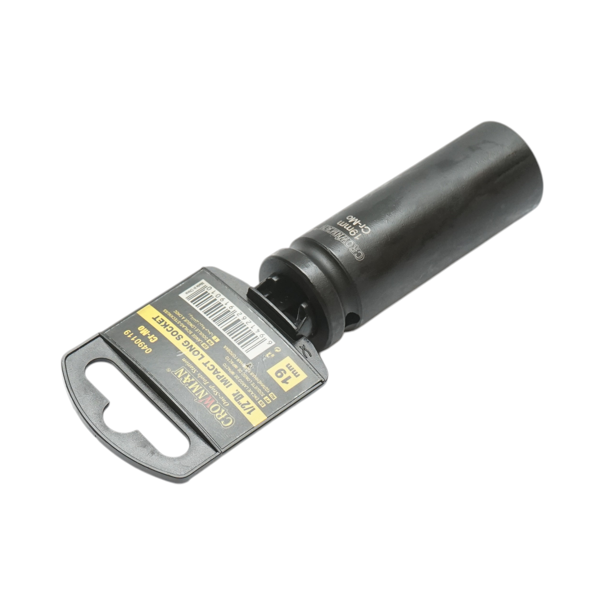 Cheie tubulara de impact lunga 19mm, patrat 1/2 inch Cr-Mo Crownman - imagine 3