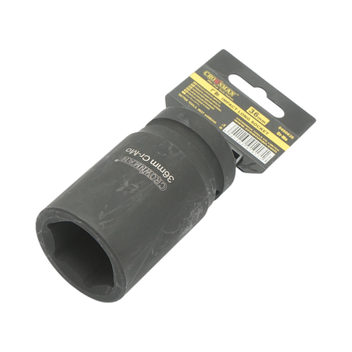 Cheie tubulara de impact lunga 36mm, patrat 1 inch Cr-Mo Crownman - imagine 3