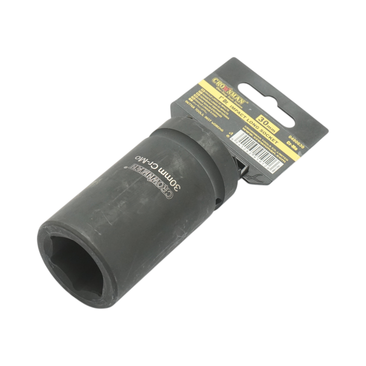 Cheie tubulara de impact lunga 30mm, patrat 1 inch Cr-Mo Crownman - imagine 2