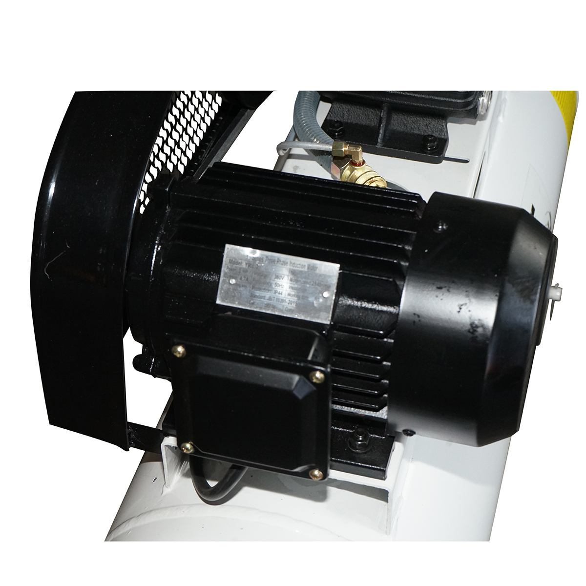 Compresor aer pe curea 100L, motor 2 cilindri in V 3CP, 2.2KW/380V, presiune maxima 8 bar, volum aer aspirat 273 L/min Breckner Germany - imagine 8
