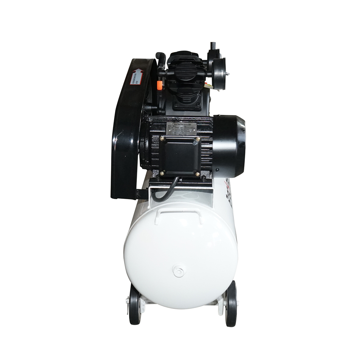 Compresor aer pe curea 100L, motor 2 cilindri in V 3CP, 2.2KW/380V, presiune maxima 8 bar, volum aer aspirat 273 L/min Breckner Germany - imagine 5