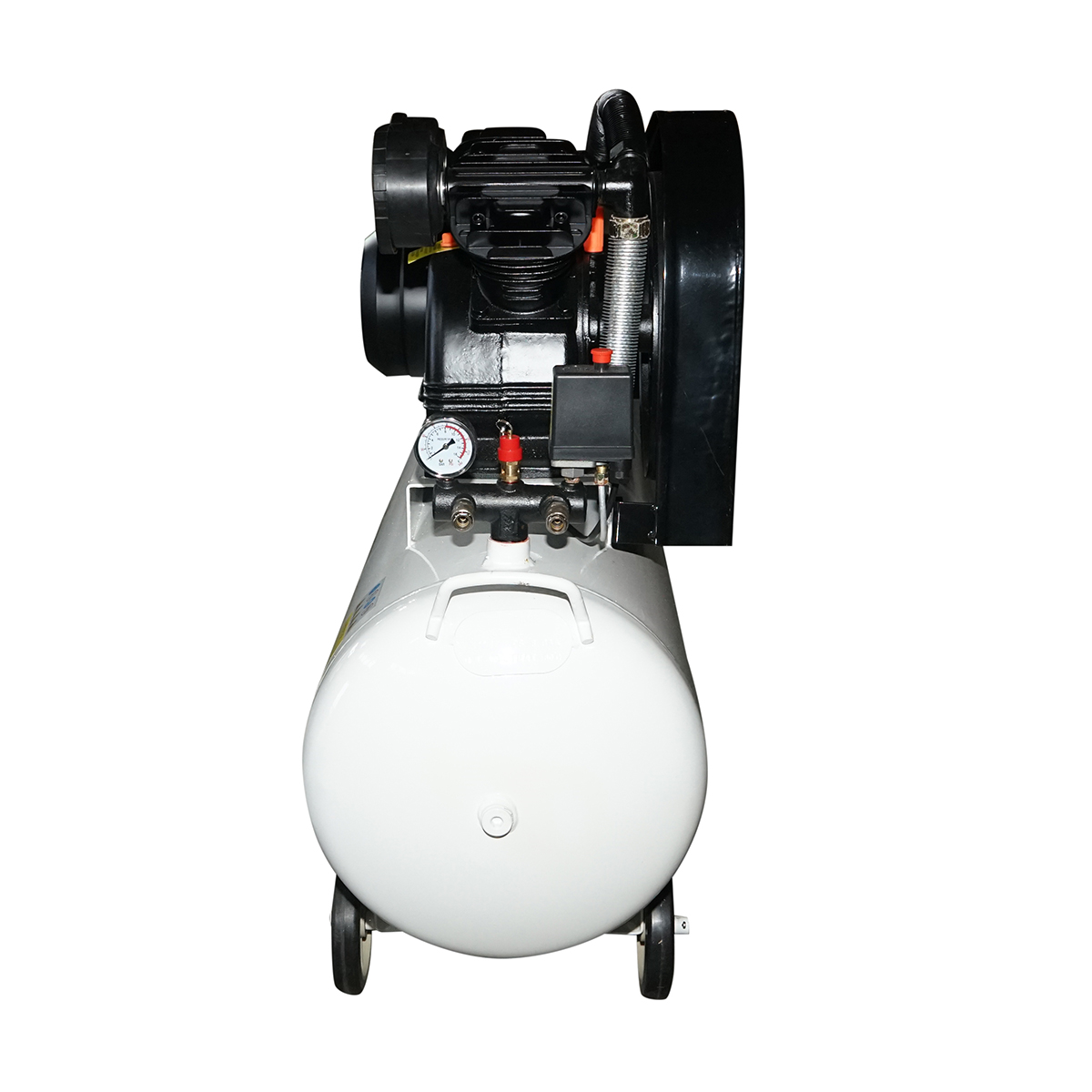 Compresor aer pe curea 200L, motor 2 cilindri in V 5CP, 4KW/380V, presiune maxima 8 bar, volum aer aspirat 650 L/min Breckner Germany - imagine 4