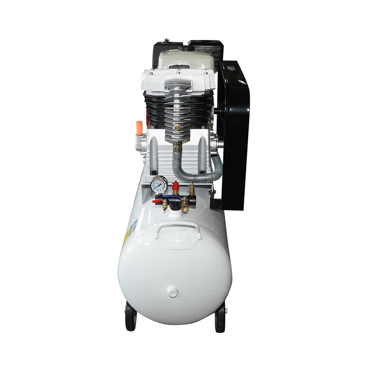 Compresor aer pe curea 200L, motor pe benzina 13CP, presiune maxima 8 bar, volum aer aspirat 600 L/min Breckner Germany - imagine 4