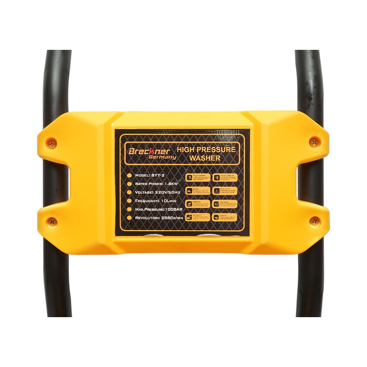 Aparat de spalat cu presiune 1.8KW, 220V, 100 bar, debit 10 L/min cu furtun si pistol Breckner Germany - imagine 6
