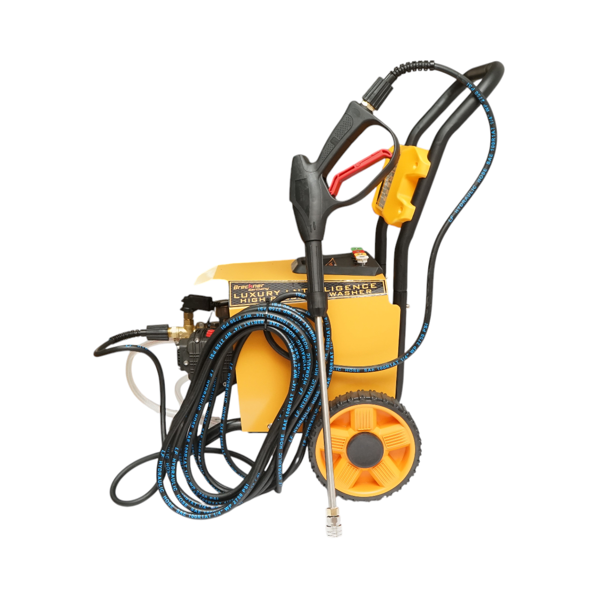 Aparat de spalat cu presiune 1.8KW, 220V, 100 bar, debit 10 L/min cu furtun si pistol Breckner Germany - imagine 5