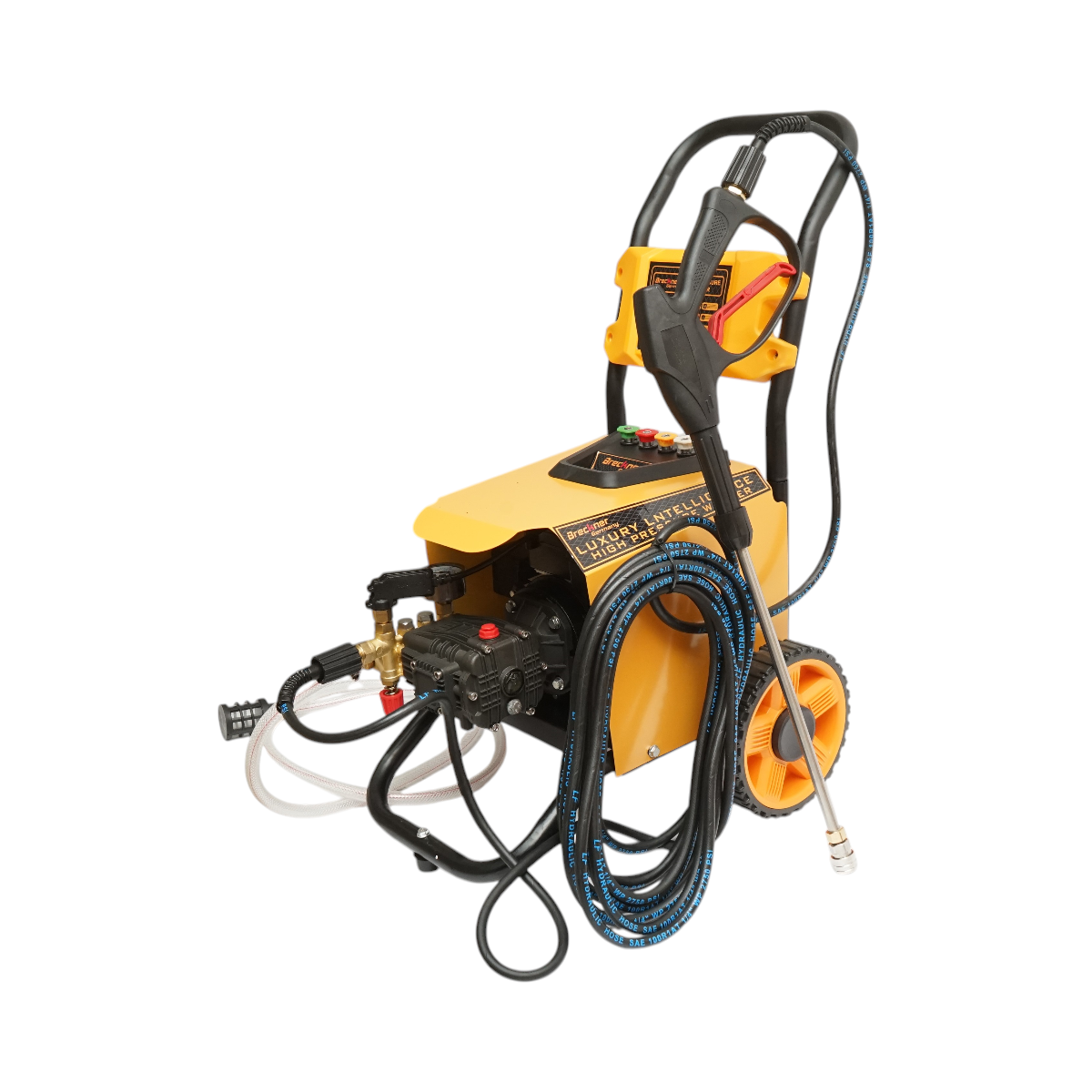 Aparat de spalat cu presiune 1.8KW, 220V, 100 bar, debit 10 L/min cu furtun si pistol Breckner Germany - imagine 2