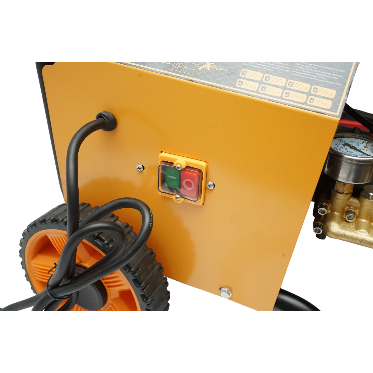 Aparat de spalat cu presiune 1.8KW, 220V, 100 bar, debit 10 L/min cu furtun si pistol Breckner Germany - imagine 9