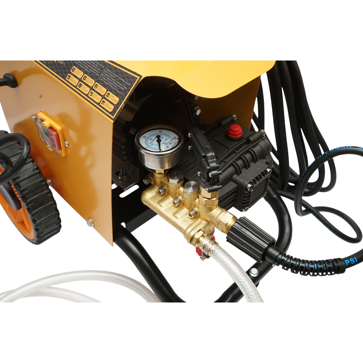 Aparat de spalat cu presiune 1.8KW, 220V, 100 bar, debit 10 L/min cu furtun si pistol Breckner Germany - imagine 8