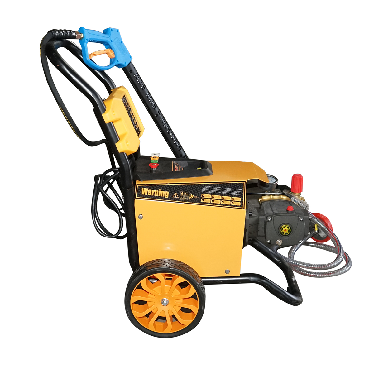 Aparat de spalat cu presiune 4KW/380V, 220 bar, debit 15 L/min cu furtun si pistol Breckner Germany - imagine 5