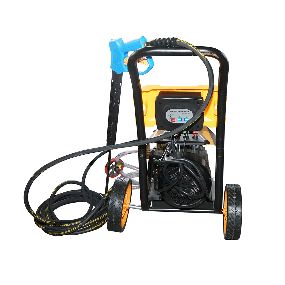 Aparat de spalat cu presiune 4KW/380V, 220 bar, debit 15 L/min cu furtun si pistol Breckner Germany - imagine 4