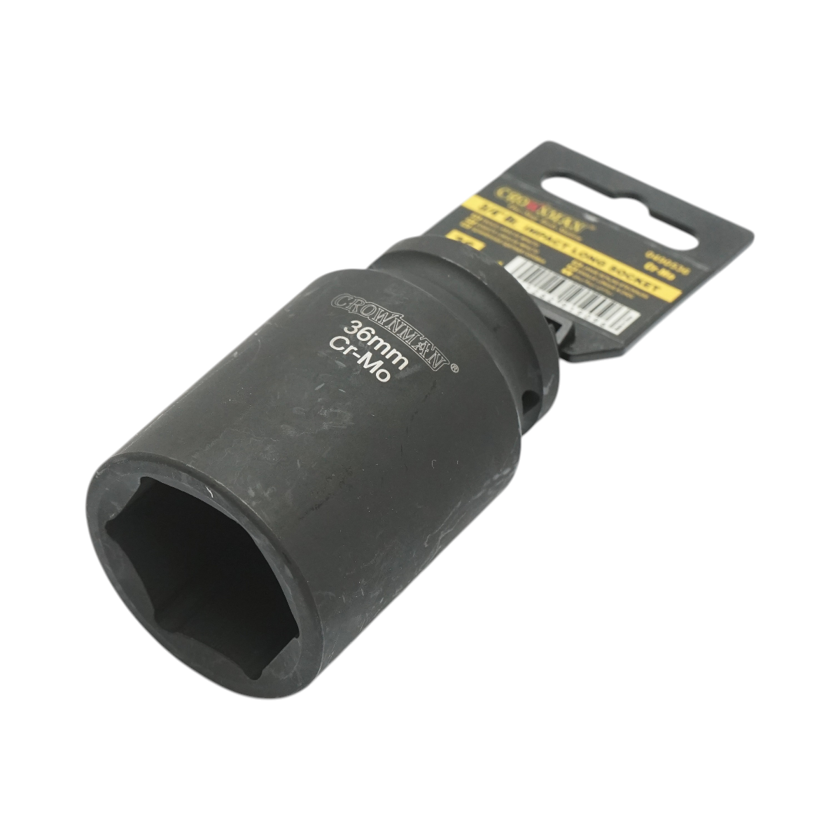 Cheie tubulara de impact lunga 36mm, patrat 3/4 inch Cr-Mo Crownman - imagine 2