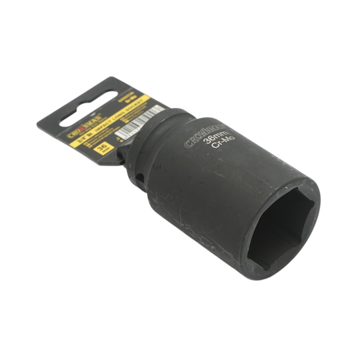 Cheie tubulara de impact lunga 36mm, patrat 3/4 inch Cr-Mo Crownman - imagine 4