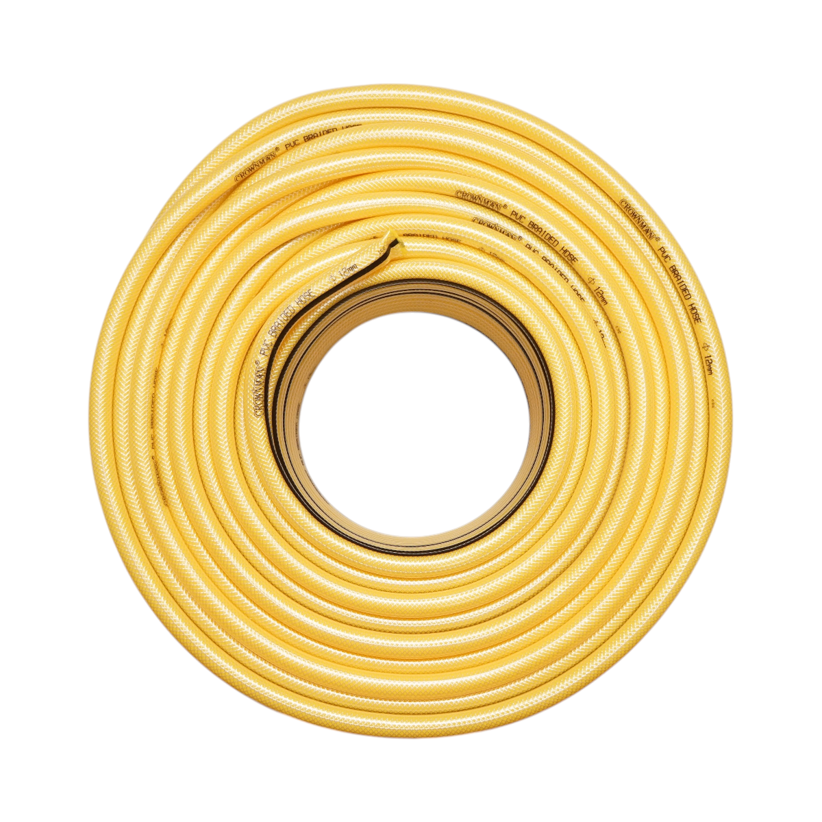 Furtun gradina PVC 1/2 inch (12mm) cu insertie textila impletita 100m/rola Crownman - imagine 2