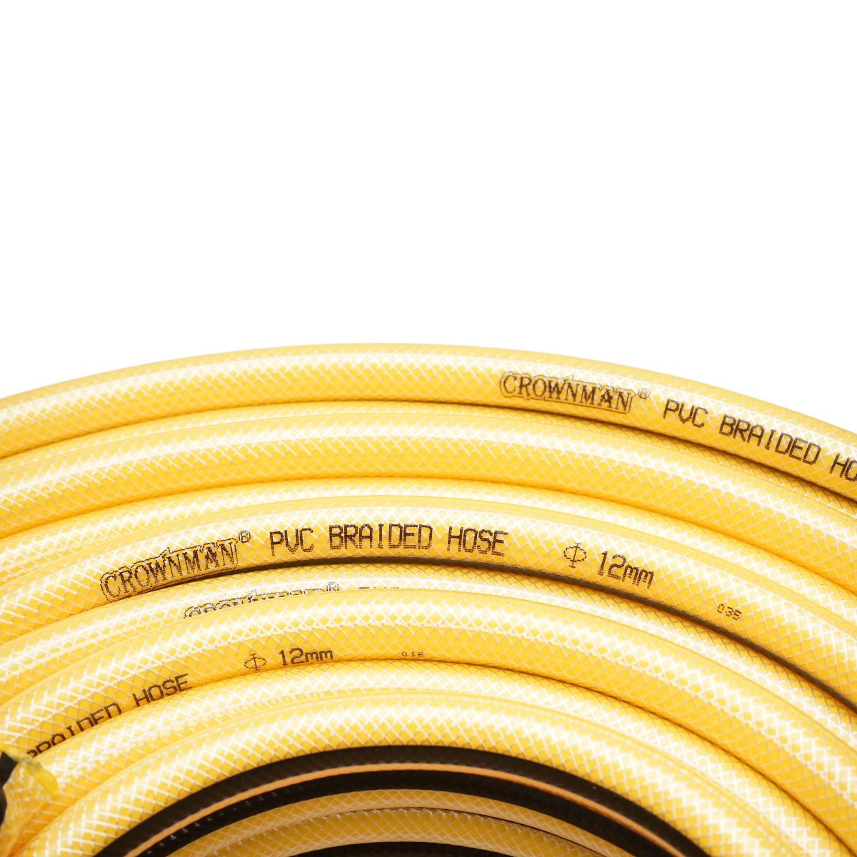 Furtun gradina PVC 1/2 inch (12mm) cu insertie textila impletita 100m/rola Crownman - imagine 3